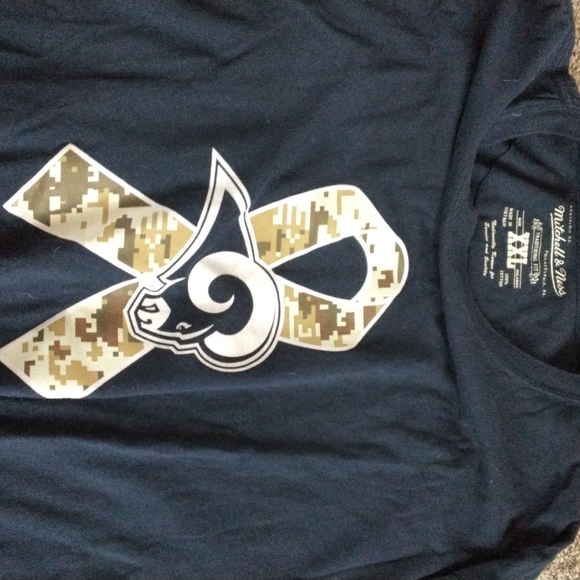 Men's XXL Salute to Service, LA Rams, Wounded Warrior shirt - Picture 3 of 4